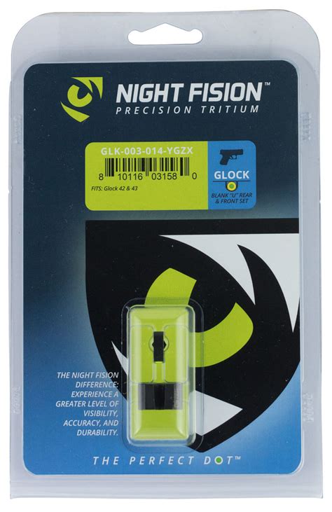 Night fision sights.  Night Fision GLK003014YGZ Night Sight Set Square Front/...