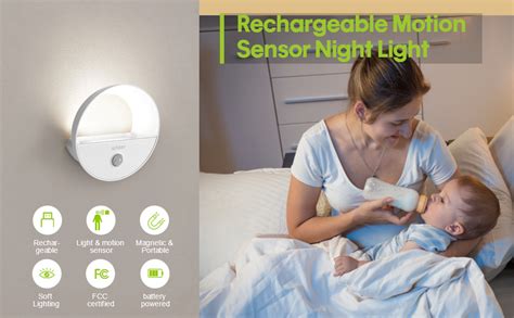 Night lamp sensor light.  Important tip: press the white button to cycle ...