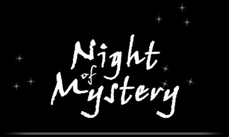 Night of mystery. A Night of Football, Felonies and Scandal. Holiday Special! Buy 3 mysteries, get 1 free! Search. Search. Mysteries. Top Sellers; View all; ... a culprit will try to sneak in one final play to avoid being caught in this football murder mystery. With a fourth down and one final clue to uncover, it is up to the party guests to catch a murderer ... 