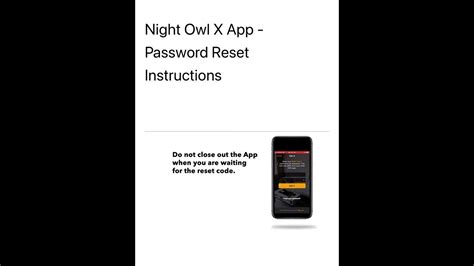 Night owl x password reset.  Manage your Night Owl devices effortlessly w...