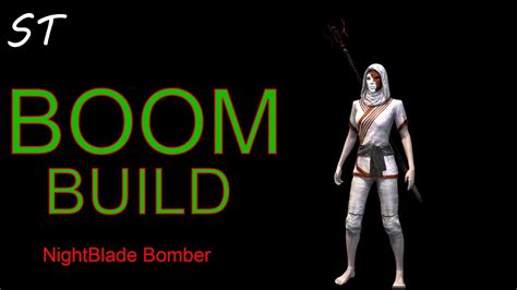 Nightblade bomber build. This PvP video provides an in-depth guide explaining everything around the builds used for classic Nightblade bombing in 2024 (gear, skills, championpoints, ... 