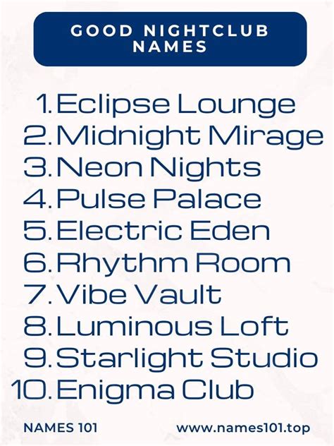 Nightclub names generator.  Club Name Generator | Create Unique Names for ...