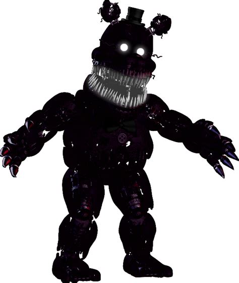 Shadow Freddy and Nightmare are the same (not that I disagree with it. I just think we should get a confirmation if Nightmare is an alternative form of Shadow Freddy or if Nightmare is a nightmare version of Shadow Freddy and still a separate character. same as Nightmare Bonnie is a nightmare version of Bonnie without being the same .... 