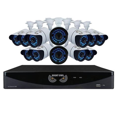 Nightowl security system. 100-degree field of view. Compatible with Night Owl NVR, wireless gateway, and hybrid DVR. Night vision with up to 100-ft visibility. Add-On/Stand-alone 1080p AC Powered Wireless Indoor Panoramic Camera. $79.99. Flexible mount w/magnetic base. Two-way audio. Night vision up to 30 ft. 1080p resolution. 