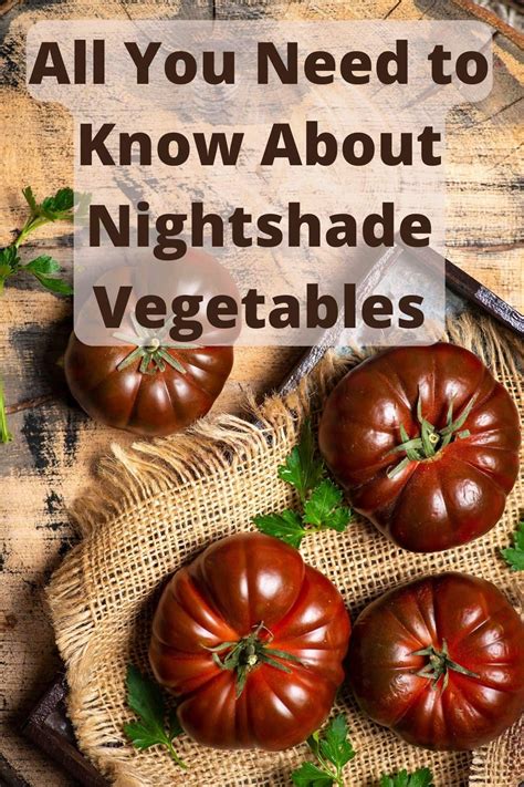 Nightshade Vegetables: What You Need to Know: Signos