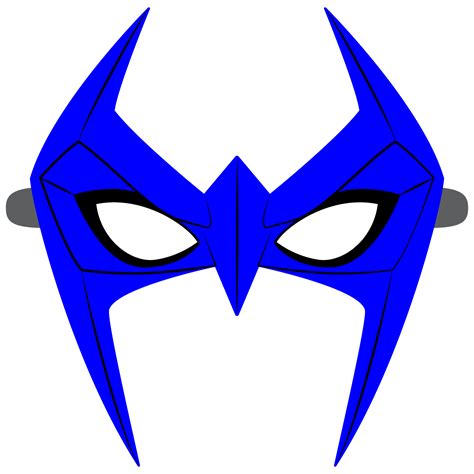 Nightwing Mask Template