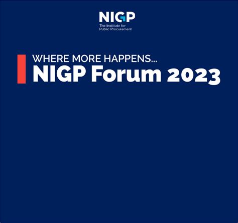 Nigp Forum 2023