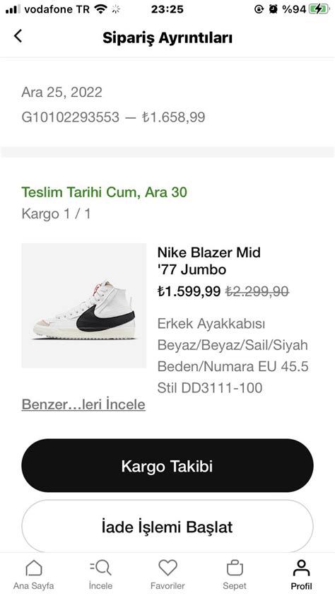 Nike Şikayetvar. 
