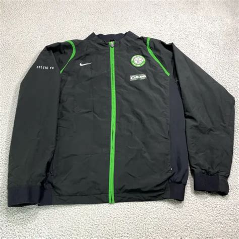 Nike Celtic FC Football Soccer Bomber Track Jacket Size XL EUC