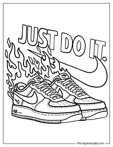 Nike Coloring Pages