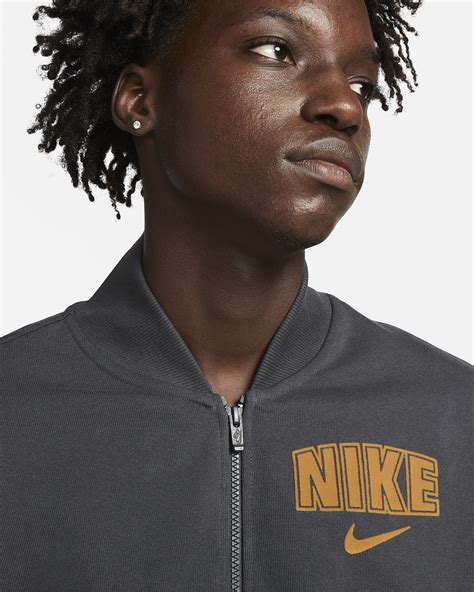 Nike Sportswear Varsityjack van fleece voor heren. Nike NL