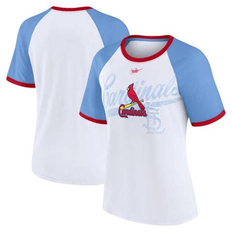 Nike St Louis Cardinals Womens Rewind T-Shirt - White