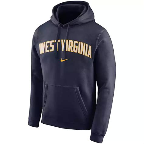 Nike West Virginia Mountaineers Ash Flea Flicker Hoody Sweatshirt …