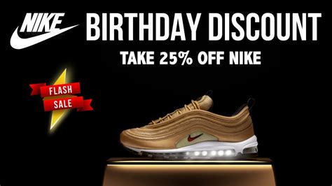 Nike birthday discount. HOW CAN I GET A NIKE DISCOUNT? The easiest way to make sure you're on top of all of our best deals is to become a Nike Member. Membership is free, and you'll be the first to hear about exclusive offers and sales. You can also find discounted shoes and gear in the Nike.com sale section. 
