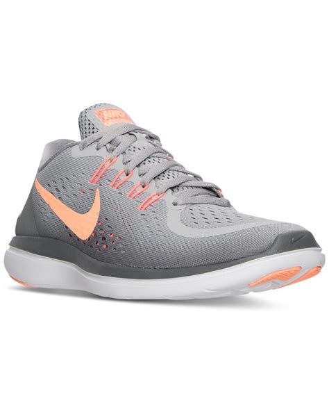 Nike flex 2017 run womens. Men's Nike Flex 2017 RN Running Shoe-ADAPTIVE FIT. ZONED SUPPORT.-Top to bottom the Men's Nike Flex 2017 RN Running Shoe is built to flex. Its one-piece engineered mesh upper, adaptive heel design and molded tri-star outsole pattern work together for a smooth ride that moves with your stride.-- 