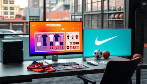 Nike kit builder.  Minimum 50 items per order.  Choose designs, colours and l...