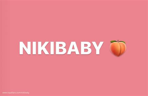 Nikibaby Onlyfans Leak