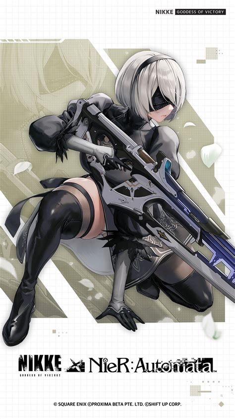 Nikke 2b. NIKKE: Goddess Of Victory [] 2B was available as a playable character via Outer:Automata gacha event, and seen in story events with 9S, Rapi, Anis, Neon, and 3 Product-12 mass produced NIKKE. Granblue Fantasy Versus: Rising [] 2B will be available as part of the first wave of downloadable content for the fighting game Granblue Fantasy Versus ... 