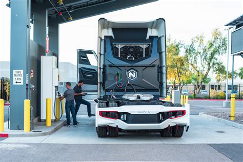 Nikola's ground-breaking hydrogen fuel cell electric truck features a range of up to 500 miles and an estimated fueling time as low as 20 minutes.* This truck is expected to have among the longest ...