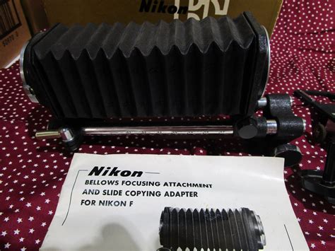 Nikon F Bellows Focusing Attachment Model II - Boxed