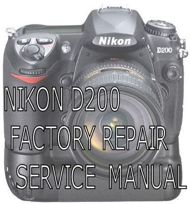 Nikon d200 repair manual parts list. - Vom dunkeln und vom lichten leben.