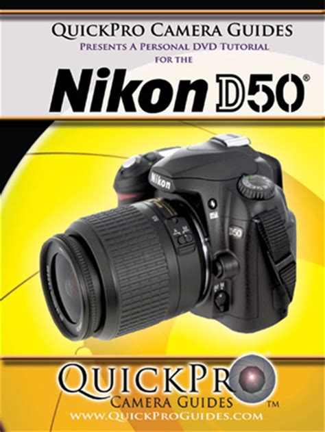 Nikon d50 a premium quality instructional dvd by quickpro camera guides. - American railway engineering association design manual rail.