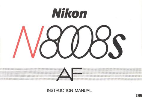 Nikon n8008s af original instruction manual. - Sleepy hollow - leyenda del jinete sin cabeza - 52.