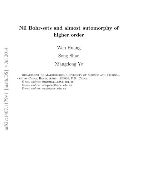 Nil Bohr-sets and almost automorphy of higher order - arXiv