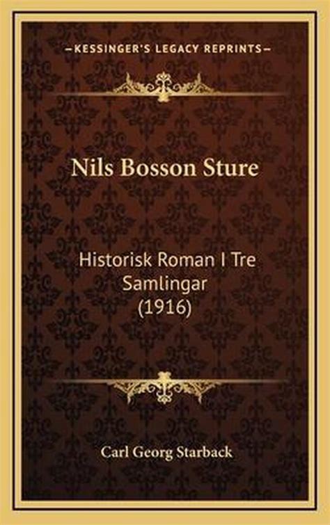 Nils bosson sture: historisk roman i tre samlingar. - Sport jet 90 hp shop manual.
