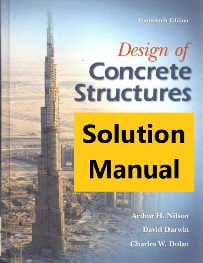 Nilson solution manual for reinforced concrete structures. - The body tithe devotional study guide.