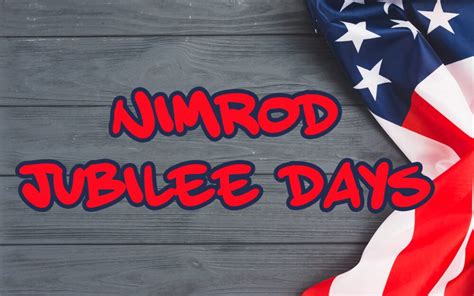 Nimrod Jubilee Days - Nimrod, Minnesota May 23 Here is our hometown Nimrod Gnats 2023 baseball schedule, also posted at the Nimrod Bar & Grill - come out and cheer them on, they host and manage the Nimrod Jubilee Days Softball Tournament. 