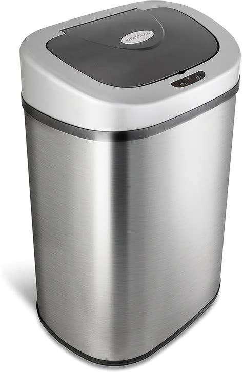 There is a newer model of this item: NINESTARS DZT-80-35 Automatic Touchless Infrared Motion Sensor Trash Can, 21 Gal 80L, Heavy Duty Stainless Steel Base (Oval, Silver/Brush Lid) Trashcan, SS. $170.46. (4,168) In Stock. This item: Nine Stars DZT-80-4 Infrared Touchless Stainless Steel Trash Can, 21.1-Gallon. $15594.. 