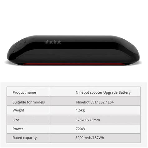 Ninebot extra battery pack.  Featuring foldable designs, dual braking, and...