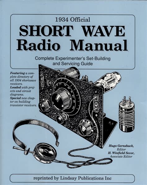 Nineteen thirty four shortwave radio manual. - Acer aspire one d270 aod270 guida all'assistenza.