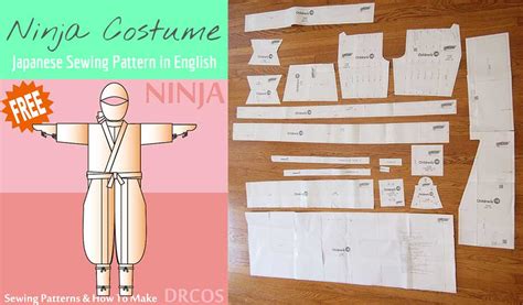 Ninja Sewing Patterns DRCOS Patterns & How To Make