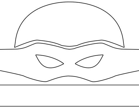 Ninja Turtle Mask Printable Template