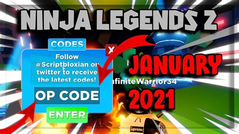 Ninja legends 2 codes