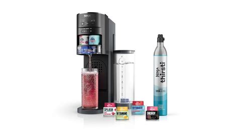 Ninja soda stream. If you are strictly interested in just fizzy water, the SodaStream is probably your best bet. TBH the Thirsti seems overly complicated to me. I currently use a DrinkMate and like it much better than the SS (I've used three different SS models over the years). I find the DM to be better constructed and more versatile. 