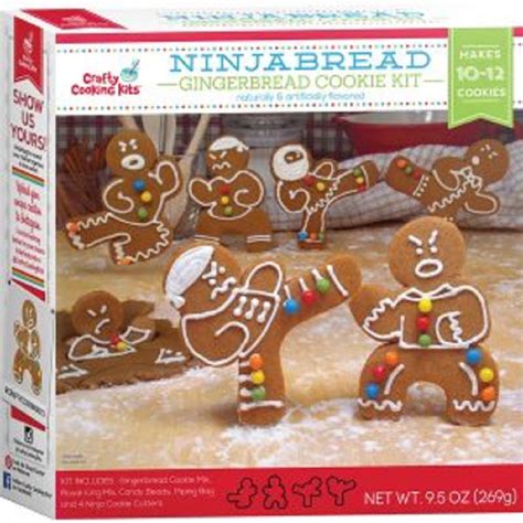 Ninjabread Gingerbread Cookie Kit 9.5 oz - 10-12 …