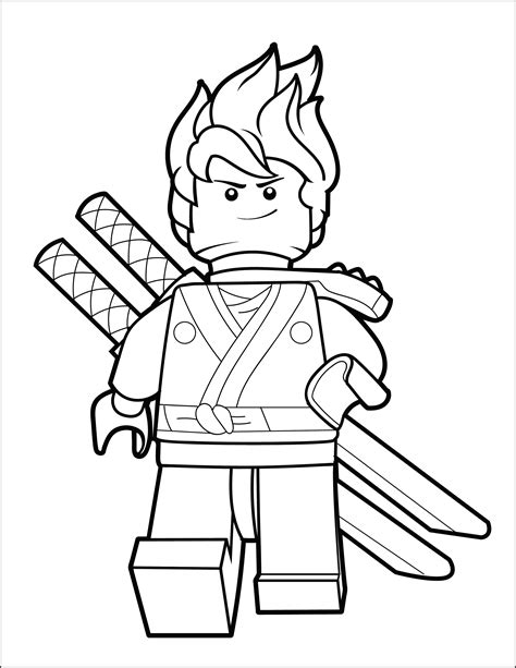 Ninjago Printable Colouring Pages