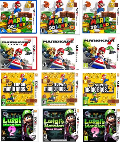 Nintendo 3Ds Games List Examples and Forms