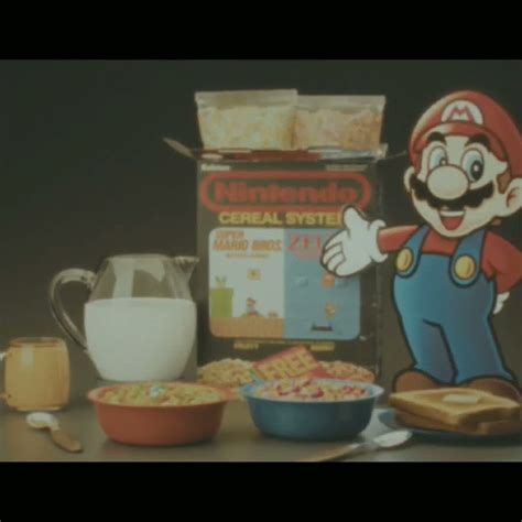 Nintendo Cereal commercial - Pinterest