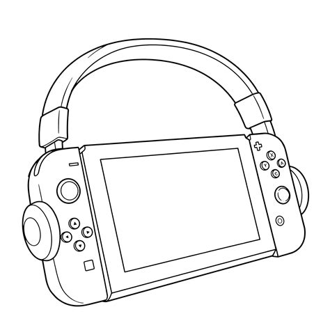 Nintendo Switch Coloring Shee