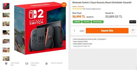 Nintendo Switch Türkiye.