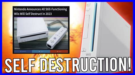 Nintendo Wii Self Destruct 2023