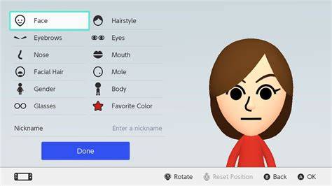 Nintendo network id login.  Mii settings: Launch the Mii Maker to make chan...