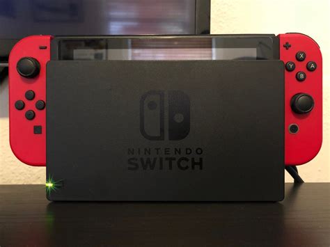 Verify that you are using the Nintendo Switch dock (model HAC-007). If a different accessory is being used, replacing it with the official Nintendo Switch dock may resolve the problem. Connect the AC adapter to the dock and then directly to a wall outlet. Then connect the HDMI cable to the dock and directly to a TV set.. 