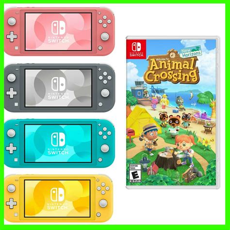 Nintendo switch lite animal crossing. The Nintendo Switch Lite system is lightweight, compact, and designed exclusively for handheld play. Enjoy a little “me time” wherever you happen to be, whether you’re on the road or in your own backyard. Your island paradise awaits. In the Animal Crossing: New Horizons game, escape to a deserted island and create your personal getaway. 