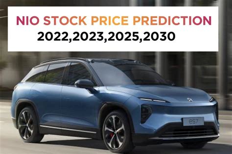 Nio stock price prediction 2023. NIO Stock Price Prediction 2023 NIO Stock Forecast 2024 | NIO Stock Price Prediction 2024. If NIO performs well in the year 2023 which results in overall company growth and its share price may increase. So by experts and market researchers the NIO maximum stock price in 2024 may be around $50.15 with a minimum per share … 