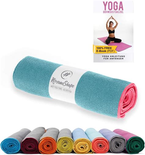 NirvanaShape ® Yoga handdoek antislip hot yoga towel met …